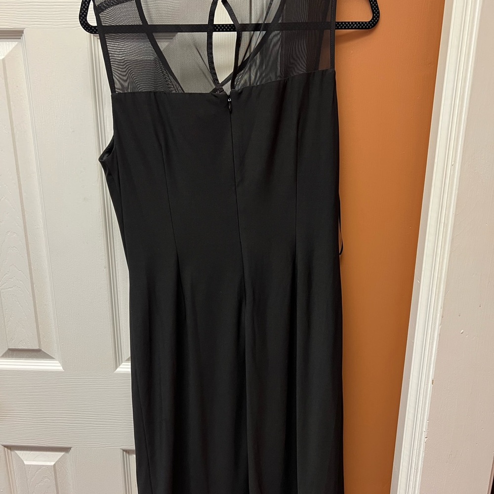 Jessica Howard Chic Black Backless Dress